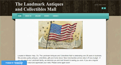 Desktop Screenshot of landmarkantiques.com
